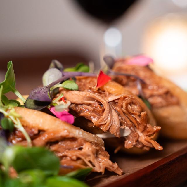 Arepas Crujientes Pulled Pork