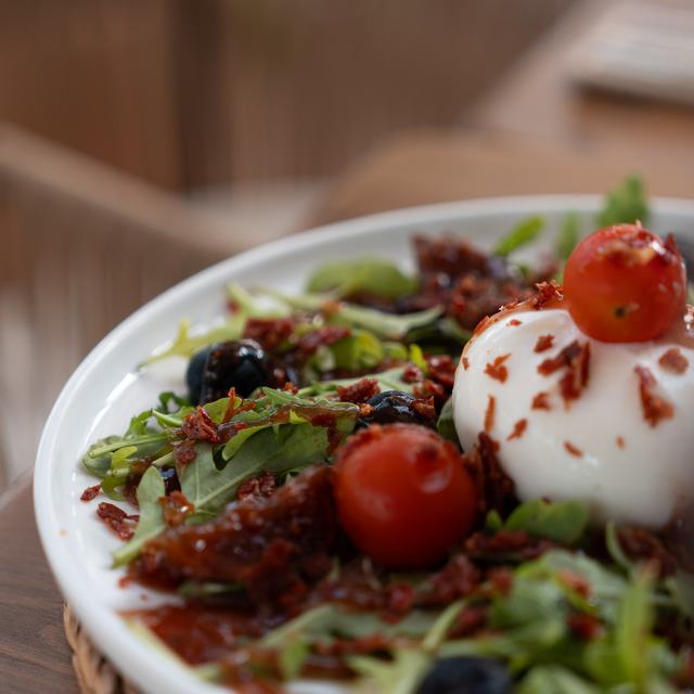 Burrata con Higos